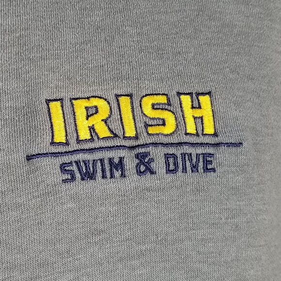 The North Face Notre Dame Fighting Irish hoodie sweatshirt XL extra large gray - Picture 4 of 11